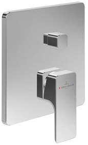 Baterie cada-dus incastrata Villeroy&Boch Subway 3.0 crom lucios fara corp ingropat