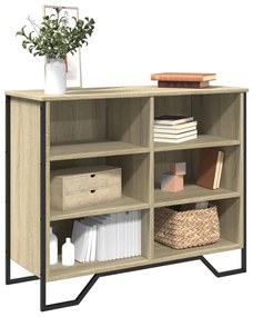 vidaXL Dulap, stejar sonoma, 91x35,5x74,5 cm, lemn prelucrat