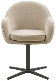 Set de scaune de sufragerie gri deschis cu cotiere 2 buc. tapițat Tamera – House Nordic