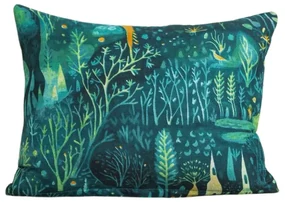 Husa decorativa pentru perna NEON FOREST 40x50 cm, colorat
