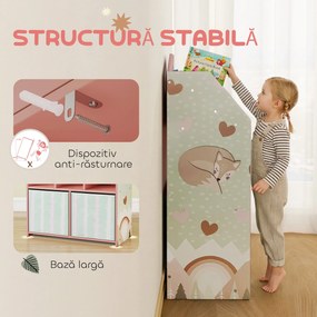 AIYAPLAY mobilier organizare jucării mobilă depozitare | Aosom Romania