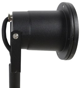 Spot cu țevi negre reglabil IP44 inclusiv cablu și priză - Basic