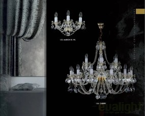 Aplica de perete Cristal Bohemia Exclusive Marion III. WL CE