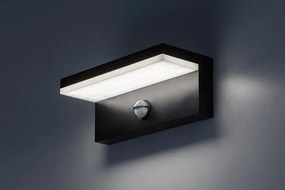 Aplica LED iluminat exterior cu senzor IP54 Zaragoza negru