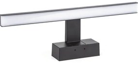 Aigostar - Lumină LED pentru oglindă de baie, 8W, 230V, 4000K, 40 cm, IP44, negru