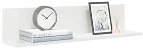 vidaXL Rafturi de perete, 2 buc., alb, 75x16,5x16,5 cm, lemn prelucrat