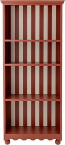 Bibliotecă roșie 66x151,5x32 cm Sasha – Bloomingville