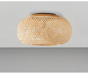 Plafonieră SALOMON 1xE27/10W/230V d. 40 cm bambus
