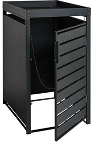 Dulap STILISTA pentru 1 pubelă, 68 x 124 x 80 cm, antracit