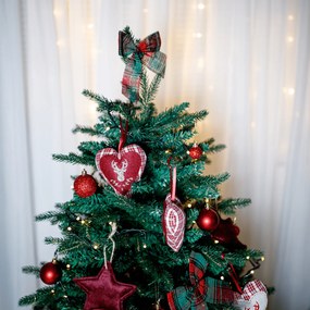 Brad de Crăciun 3D, 140 cm, verde, CHRISTMAS TIP 8