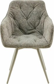 Scaun de dining rotativ MORIX, bej inchis / casmir