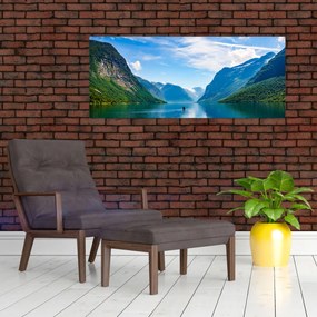 Tablou - Lacul Lovatnet (120x50 cm)