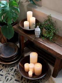 Bol decorativ din lemn reciclat, D40 cm, Grimaud