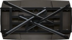 Masa ceramica extensibila Sahara Noir 160 x 90 x 75 cm