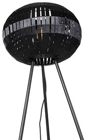 Lampa de podea moderna cu trepied neagra - Zoë