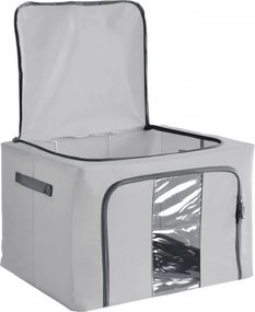 Organizator pentru lenjerie de pat TIDARO 39x40x49 cm, gri