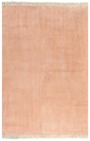 vidaXL Covor kilim, roz, 160 x 230 cm, bumbac