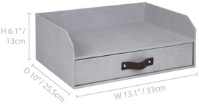 Organizator pentru sertar/pentru documente din carton Walter – Bigso Box of Sweden