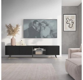 Masă TV Biel 175 (cu iluminat) (negru). 1098825