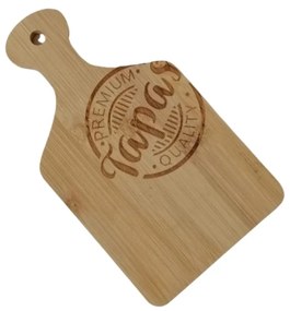 Platou servire din bambus, natur, Cuisine, 20x11 cm