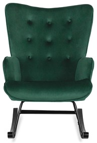 JAKS Fotoliu balansoar Elis verde