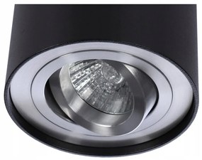 Spot aplicat tavan/plafon stil modern Bross 1 Black/Alu