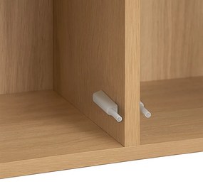 Boxie 2 uși dulap de perete 80x80x37 cm stejar sonoma