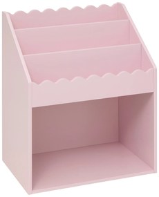 Raft pentru cărți pentru copii WAVE cu volănaș, 48 x 32 x 60 cm