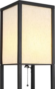 Globo 58611S - Lampă de podea TABITHA 1xE27/60W/230V neagră