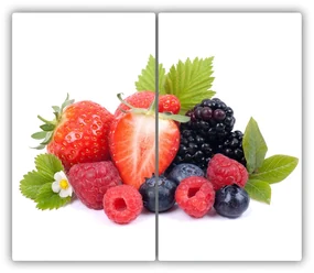 Tocator din sticla fructe de padure