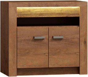 Comoda INFINITY I-10, frasin deschis, PAL melaminat, 96x42x73 cm