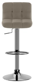 STONES Scaun din piele ecologică 36cm X 38.5cm H. 83/98cm | Aosom Romania