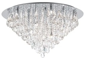 Plafonieră de cristal Orion DLU 2516/75 CELESTE 12xG9/40W/230V d. 75 cm crom