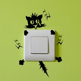 Autocolant Ambiance Plug Kitten Electro