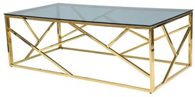 Masuta cafea Escada A gold - L 120 x l 60 x h 40 cm