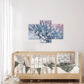 Tablou cu copaci înzăpeziți (90x60 cm)