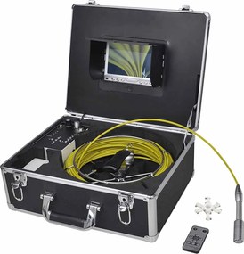 vidaXL Cameră de inspecție țevi, 30 m, cu cutie de control DVR