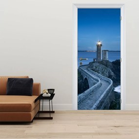 Fototapet pentru ușă - Farul și marea (95x205cm)
