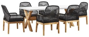 Set mobilier de grădină Olga (Alb beton). 1081777
