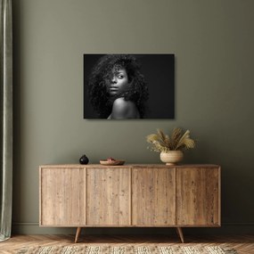 Tablou pe sticlă - Portretul femeii (70x50 cm)