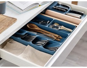 Organizator pentru sertare bucătărie Joseph Joseph DrawerStore Compact Sky, albastru