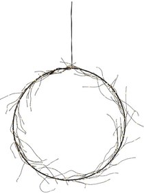 Decorațiune luminoasă neagră ø 35 cm de Crăciun Nike – Star Trading