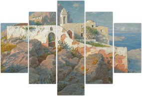 Tablou - William Stanley Haseltine, Santa Maria a Cetrella, Anacapri, reproducere (150x105 cm)