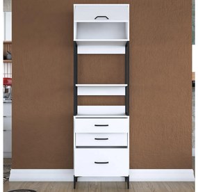 Dulap cu rafturi Jelena 135 (Alb) . 1102203