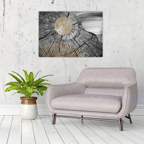 Tablou - Trunchiul copacului colaj (70x50 cm)