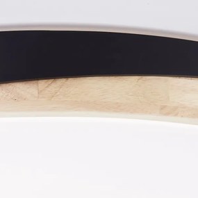 Plafonieră LED dimabilă Brilliant BAARLO LED/36W/230V d. 50 cm negru + telecomandă