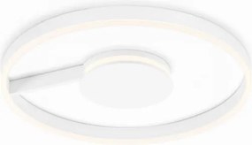 Lustra circulara aluminiu alb LED CCT SIENA 60cm