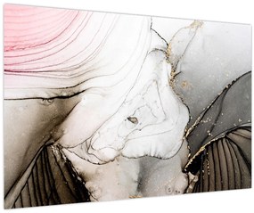 Tablou - Cerneală de marmură (90x60 cm)