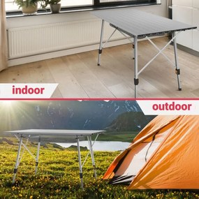 MIADOMODO Masă de camping pliabilă, 90 x 45 x 53 cm
