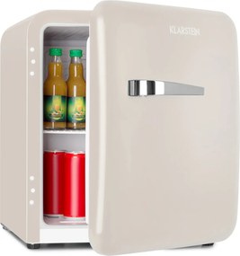 Klarstein Audrey Mini, frigider retro, 48 l, 2 nivele, energie. clasa F